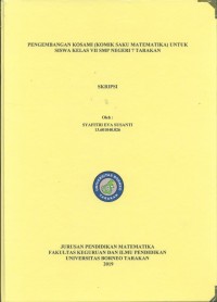 Pengembangan Kosami (Komik Saku Matematika) Untuk Siswa Kelas VII SMP Negeri 7 Tarakan