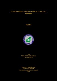 Analisis Kinerja Terminal Boom Panjang Kota Tarakan