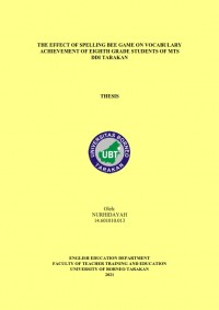 The Effects Of Spelling Bee Game On Vocabulary Achievement Of Eighth Grade Students Of MTS DDI Tarakan