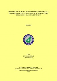 Pengembangan Media Booklet Berbasis Kelimpahan Dan Dominansi Kelas Pisces Di Sungai Sedulun Bagi Kelas X SMA Hang Tuah Tarakan