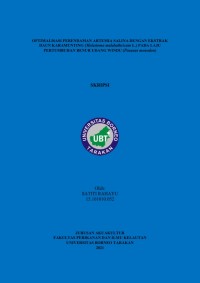 Optimalisasi Perendaman Artemia Salina Dengan Ekstrak Daun Karamunting (Melastoma malabathricum L.) Pada Laju Pertumbuhan Benur Udang Windu (Penaeus monodon)