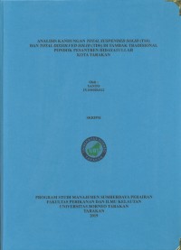 Analisis Kandungan Total Suspended Solid (TSS) Dan Total Dissolved Solid (TDS) Di Tambak Tradisional Pondok Pesantren Hidayatullah Kota Tarakan