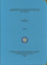 Analisis Kesesuaian Lahan Areal Rehabilitasi Ekosistem Hutan Mangrove Di Pantai Amal Lama Kota Tarakan