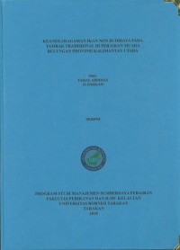Keanekaragaman Ikan Non Budidaya Pada Tambak Tradisional Di Perairan Muara Bulungan Provinsi Kalimantan Utara