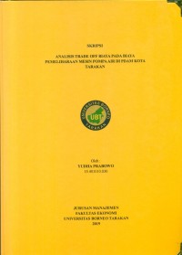 Analisis Trade Off Biaya Pada Biaya Pemeliharaan Mesin Pompa Air Di PDAM Kota Tarakan