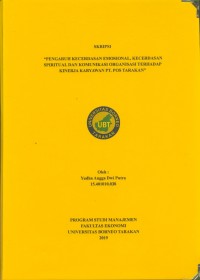 Pengaruh Kecerdasan Emosional, Kecerdasan Spiritual dan Komunikasi Organisasi Terhadap Kinerja Karyawan PT POS Tarakan