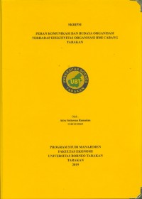Peran Komunikasi dan Budaya Organisasi Terhadap Efektivitas Organisasi HMI Cabang Tarakan