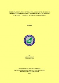 The Implementation of Reading Assessment at Second Semester Students of English Department of Borneo University Tarakan Academic Year 2020/2021