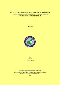 An Analysis of Students’ Grammatical Errors in Writing Descriptive Text at Seventh Grade Students of SMPN 5 Tarakan