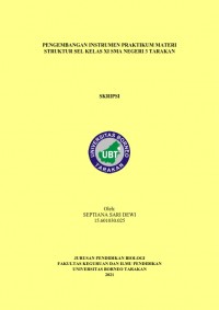 Pengembangan Instrumen Praktikum Materi Struktur Sel Kelas XI SMA Negeri 3 Tarakan