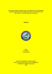 Pengaruh Model Pembelajaran Kooperatif Tipe Scramble Terhadap Kemampuan Pemecahan Masalah Matematika Siswa Kelas VIII SMP Negeri 11 Tarakan