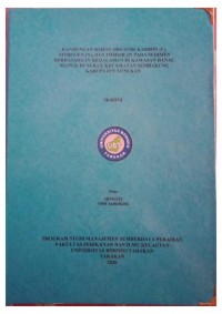 Kandungan Bahan Organik Karbon (C), Nitrogen (N), Dan Fosfor (P) Pada Sedimen Berdasarkan Kedalaman Di Kawasan Danau Manuk Bungkul Kecamatan Sembakung Kabupaten Nunukan