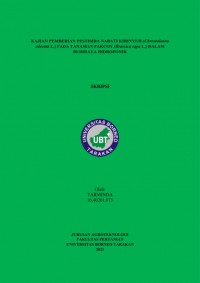 Kajian Pemberian Pestisida Nabati Kirinyuh (Cromolaena odorata L.) Pada Tanaman Pakcoy (Brassica rapa L.) Dalam Budidaya Hidroponik