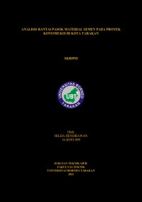 Analisis Rantai Pasok Material Semen pada Proyek Konstruksi di Kota Tarakan