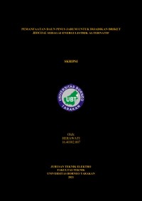 Pemanfaatan Daun Pinus Jarum untuk Dijadikan Briket Biocoal sebagai Energi Listrik Alternatif