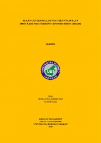 Peran Gender Dalam Niat Berwirausaha (Studi Kasus Pada Mahasiswa Universitas Borneo Tarakan)