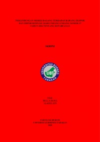 Perlindungan Merek Dagang Terhadap Barang Ekspor dan Impor Ditinjau dari Undang-Undang Nomor 17 Tahun 2006 Tentang Kepabeanan