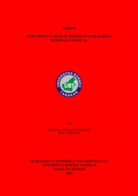 Perlindungan Hukum Terhadap Anak Korban Kekerasan Seksual