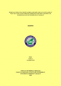 Hubungan Minat dan Motivasi Belajar Siswa Kelas X Lintas Minat pada Mata Pelajaran Biologi terhadap Hasil Belajar Siswa di Madrasah Aliyah Negeri (MAN) Tarakan