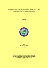 Deskripsi Kemampuan Numerik Matematika Pada Siswa Kelas IV Di SDN 035 Tarakan