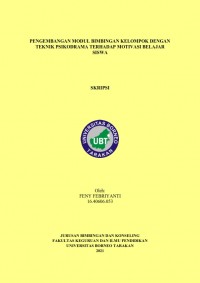 Pengembangan Modul Bimbingan Kelompok Dengan Teknik Psikodrama Terhadap Motivasi Belajar Siswa