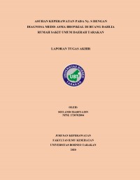 Asuhan Keperawatan Pada Ny. S Dengan Asma Bronkial Di Ruang Dahlia Rumah Sakit Umum Daerah Tarakan