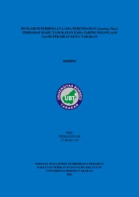Pengaruh Perbedaan Lama Perendaman (Soaking Time) Terhadap Hasil Tangkapan Pada Jaring Insang (Gill Net) Di Perairan Kota Tarakan