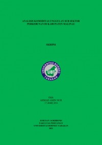 Analisis Komoditas Unggulan Sub Sektor Perkebunan Di Kabupaten Malinau