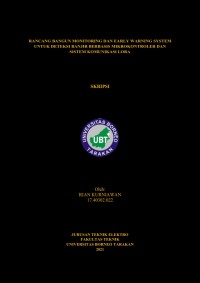 Rancang Bangun Monitoring dan Early Warning Sysytem Untuk Deteksi Banjir Berbasis Mikrokontroler dan Komunikasi LoRa