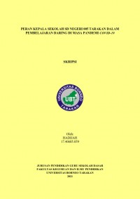Peran Kepala Sekolah SD Negeri 005 Tarakan Dalam Pembelajaran Daring Di Masa Pandemi Covid-19