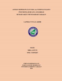 Asuhan Keperawatan Pada An. M Dengan Kasus Pneumonia Di Ruang Anggrek B Rumah Sakit Umum Daerah Tarakan