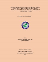 Asuhan Keperawatan Pada Klien Tn. O Dengan Gagal Ginjal Akut Di Ruang Perawatan Dahlia Rumah Sakit Umum Daerah Tarakan Provinsi Kalimantan Utara