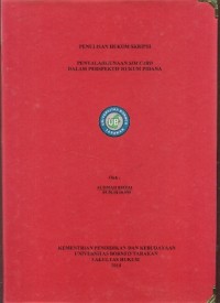 Penyalahgunaan Sim Card Dalam Perspektif Hukum Pidana