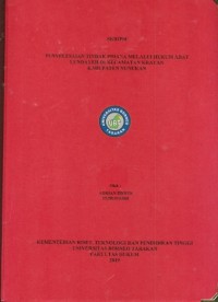 Penyelesaian Tindak Pidana Melalui Hukum Adat Lundayeh Di Kecamatan Krayan Kabupaten Nunukan