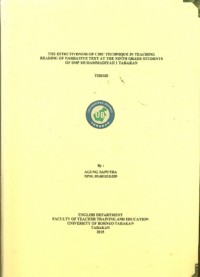 The Effectiveness Of CIRC Technique In Teaching Reading Of Narrative Text At The Ninth Grade Students Of SMP Muhammadiyah 1 Tarakan