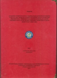 Analisis Yuridis Putusan Mahkamah Konstitusi Nomor 53/PUUXV/2017 Berkaitan Dengan Penolakan Uji Materi Presidential Threshold Dalam Pengusungan Calon Presiden dan Calon Wakil Presiden Pemilihan Umum Serentak Tahun 2019
