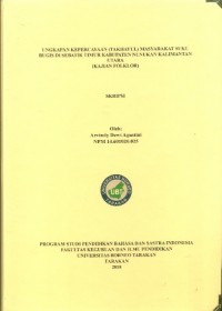 Ungkapan Kepercayaan (Takhayul) Masyarakat Suku Bugis Di Sebatik Timur Kabupaten Nunukan Kalimantan Utara (Kajian Folklor)