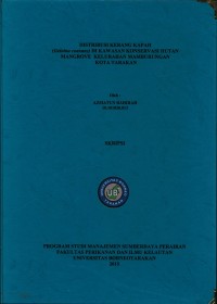 Distribusi Kerang Kapah (Geloina coaxans) Di Kawasan Konservasi Hutan Mangrove Kelurahan Mamburungan Kota Tarakan