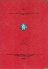Perlindungan Hukum Bagi Korban Malpraktik Kedokteran
