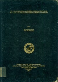 Evaluasi Keandalan Sistem Jaringan Instalasi Di Fakultas Teknik Universitas Borneo Tarakan