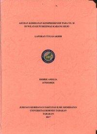 Asuhan Kebidanan Komprehensif Pada Ny. M Di Wilayah Puskesmas Karang Rejo