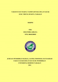 Tahapan dan Makna Tasmiyah Pada Bulan Safar Suku Tidung Di Kota Tarakan
