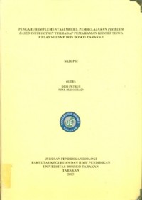 Pengaruh Implementasi Model Pembelajaran Problem Based Instruction Terhadap Pemahaman Konsep Siswa Kelas VIII SMP Don Bosco Tarakan