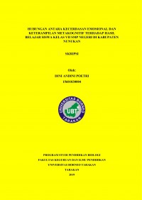 Hubungan Antara Kecerdasan Emosional dan Keterampilan Metakognitif Terhadap Hasil Belajar Siswa Kelas VII SMP Negeri di Kabupaten Nunukan
