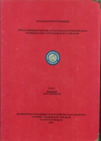Peran Pemerintah Dalam Penanganan Pencemaran Daerah Aliran  Sungai Di Kota Tarakan