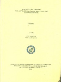 Perempuan Dalam Novel Moga Bunda Disayang Allah Karya Tere Liye (Kajian Feminisme)