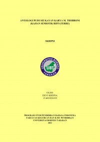 Antologi Puisi Sei Kayan Karya M. Thobroni (Kajian Semiotika Riffaterre)