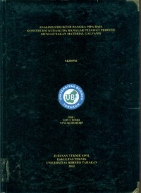 Analisis Struktur Rangka Pipa Baja Konstruksi Kuda-Kuda Hanggar Pesawat Perintis Menggunakan Material Galvanis