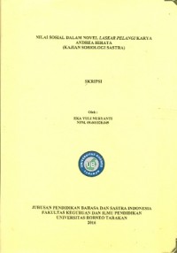 Nilai Sosial Dalam Novel Laskar Pelangi Karya Andrea Hirata (Kajian Sosiologi Sastra)
