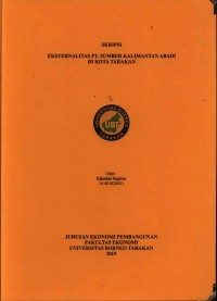 Eksternalitas PT. Sumber Kalimantan Abadi Di Kota Tarakan
